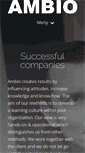 Mobile Screenshot of ambio.se